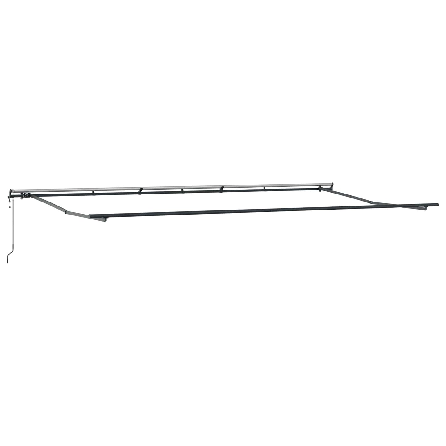 Innvendbar Markise oransje og brun 600 × 350 cm