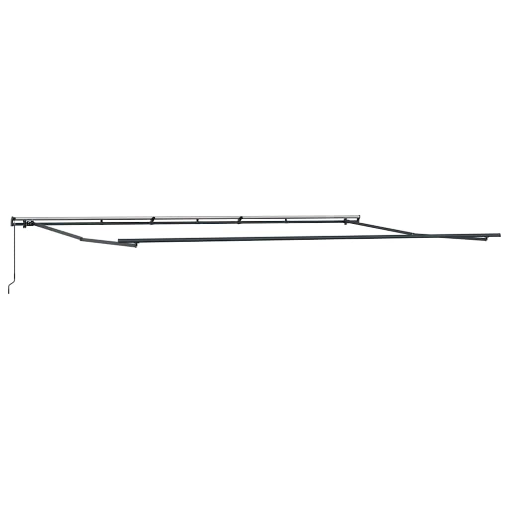 Markise Hvit 600 × 350 cm stoff
