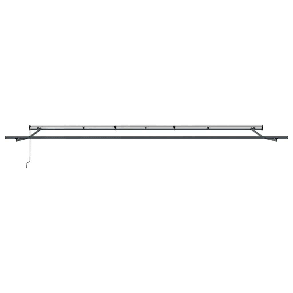 Markise Hvit 600 × 350 cm stoff