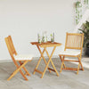 Hage Bistro Sett 3 pcs Brun heltre akasie