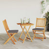 Hage Bistro Sett 3 pcs Brun heltre akasie