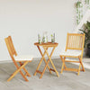 Sammenleggbart stol med pute 2 pcs Hvit 49 x 57.5 x 92cm
