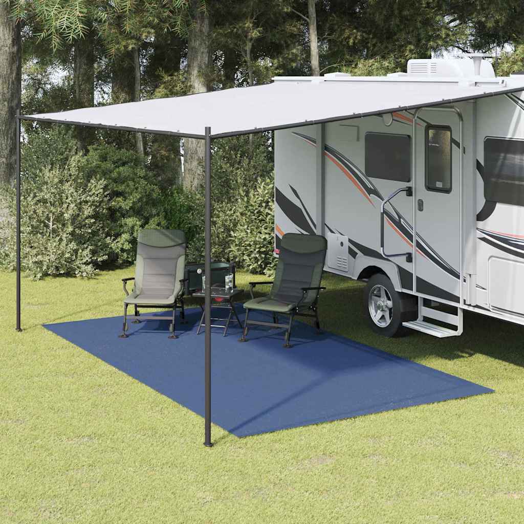 Teppe til telt Blå 600 × 350 cm Polyester