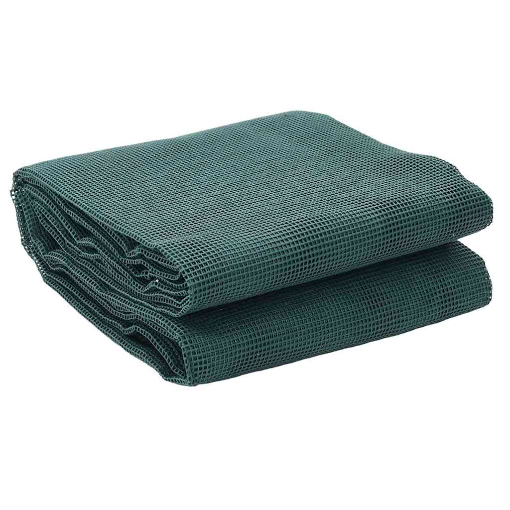 Teppe til telt grønn 400 × 350 cm Polyester