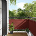 Balkongskjerm terrakotta 75x1000 cm 100 % polyester oxford