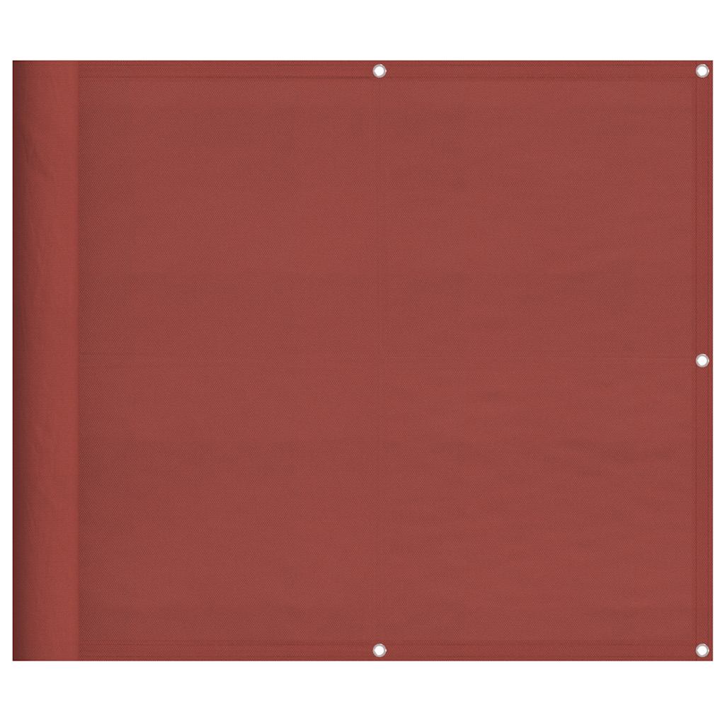 Balkongskjerm terrakotta 90x1000 cm 100 % polyester oxford