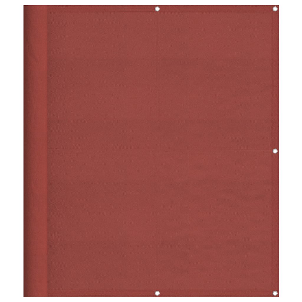 Balkongskjerm terrakotta 120x1000 cm 100 % polyester oxford
