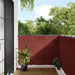 Balkongskjerm terrakotta 120x1000 cm 100 % polyester oxford
