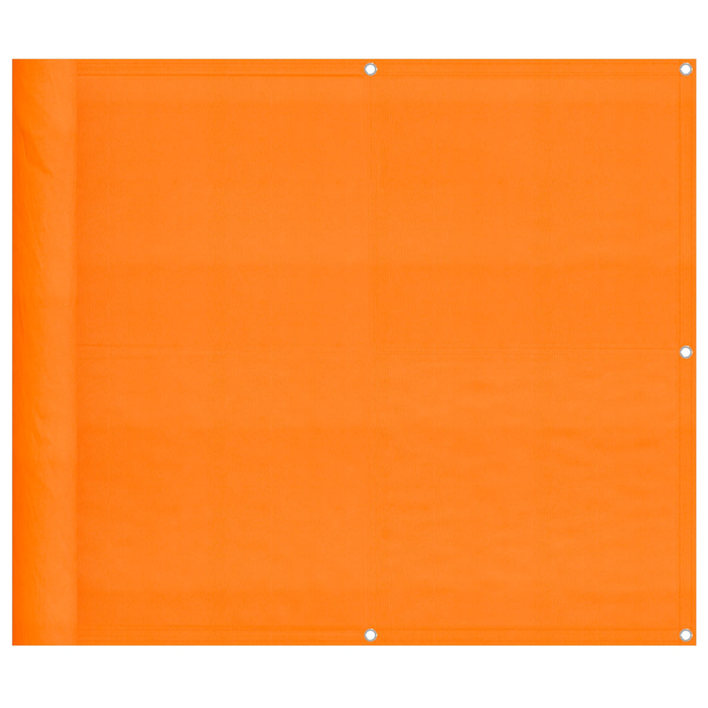 Balkongskjerm oransje 90x700 cm 100 % polyester oxford