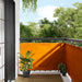 Balkongskjerm oransje 90x1000 cm 100 % polyester oxford