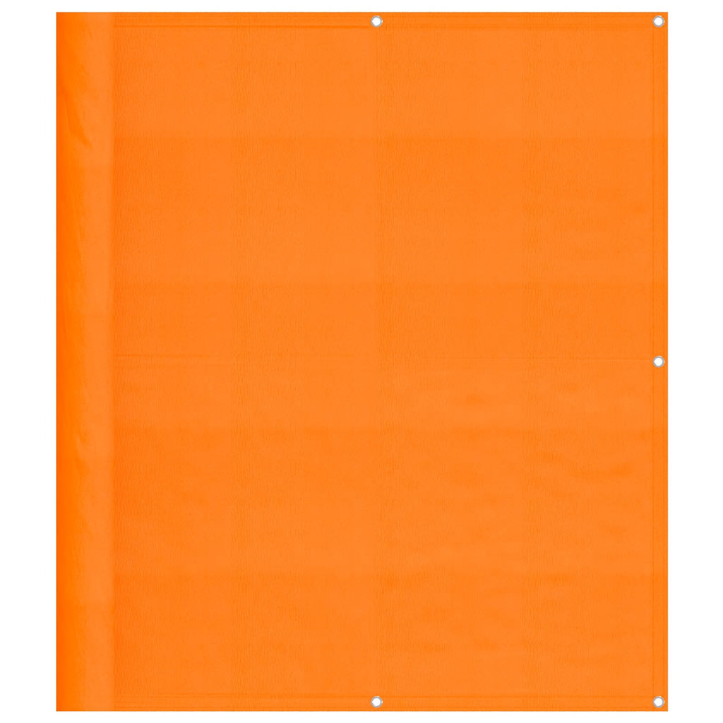 Balkongskjerm oransje 120x1000 cm 100 % polyester oxford