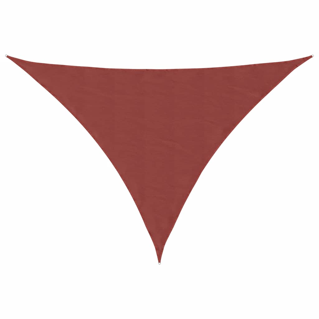 Solseil terrakotta 7x5x5 m 100 % polyester oxford