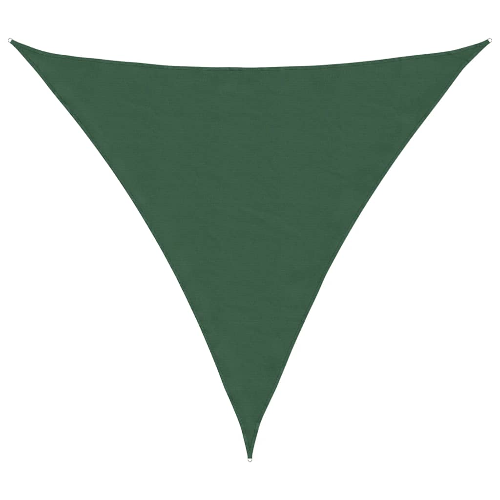 Solseil mørkegrønn 2x2x2 m 100 % polyester oxford