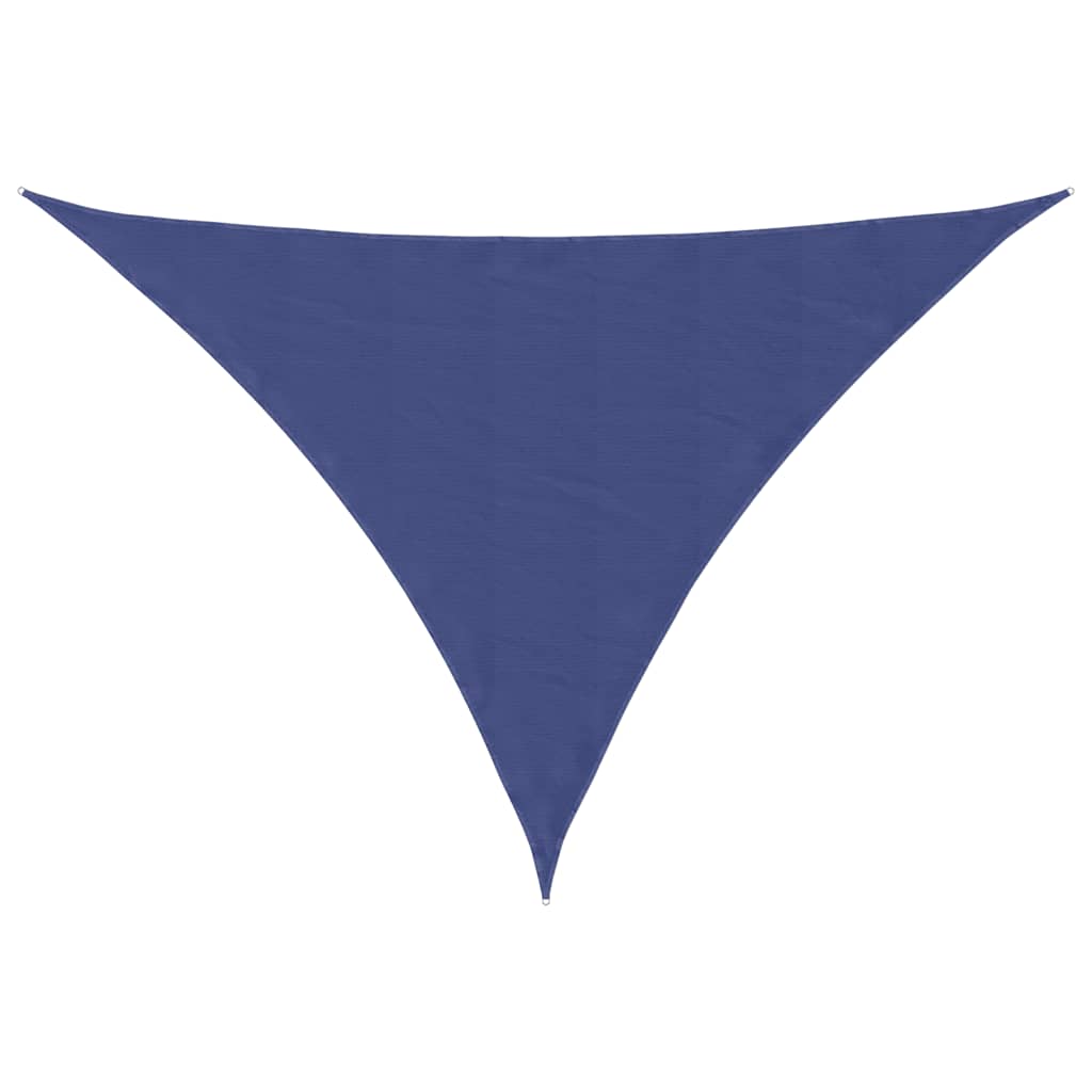 Solseil blå 7x5x5 m 100 % polyester oxford