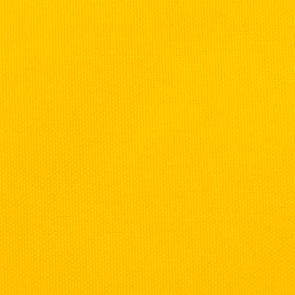 Solseil gul 7x5x5 m 100 % polyester oxford