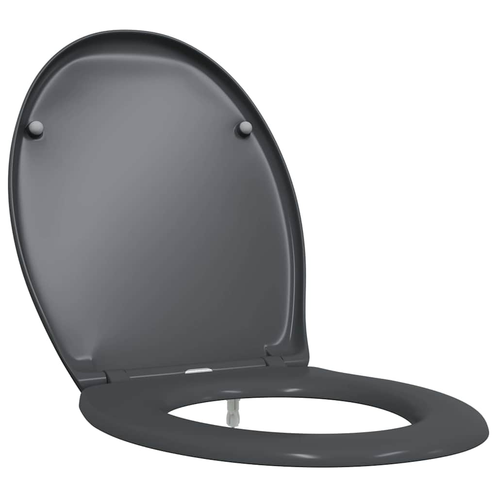 Toalettsete Antrasitt 47 x 37 x 4 cm Duroplast