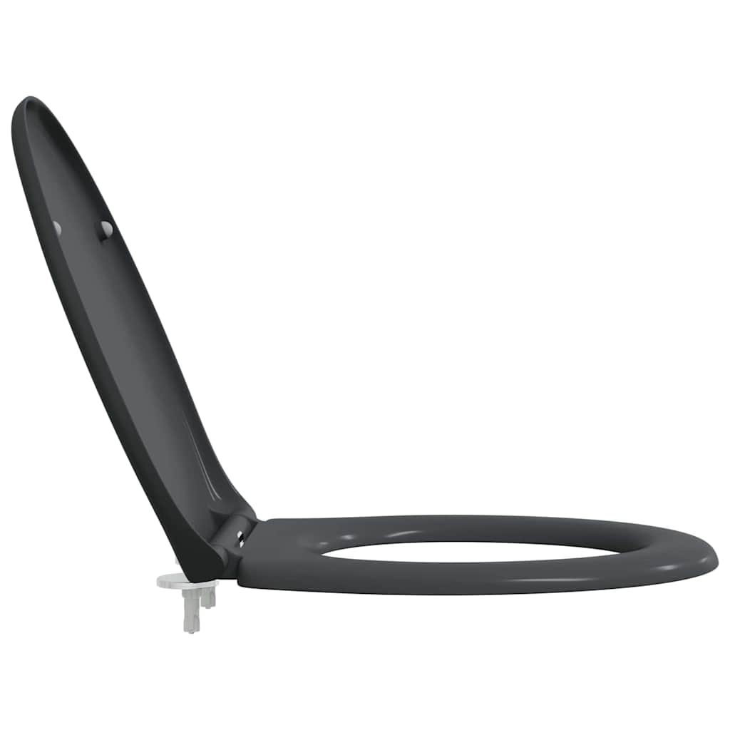 Toalettsete Antrasitt 47 x 37 x 4 cm Duroplast