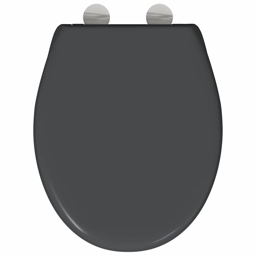 Toalettsete Antrasitt 47 x 37 x 4 cm Duroplast