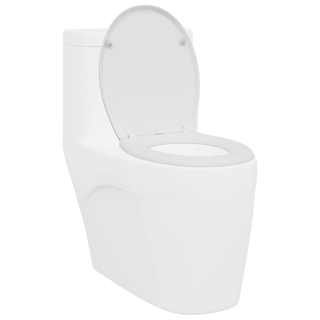 Toalettsete Hvit 47 x 37 x 4 cm Duroplast