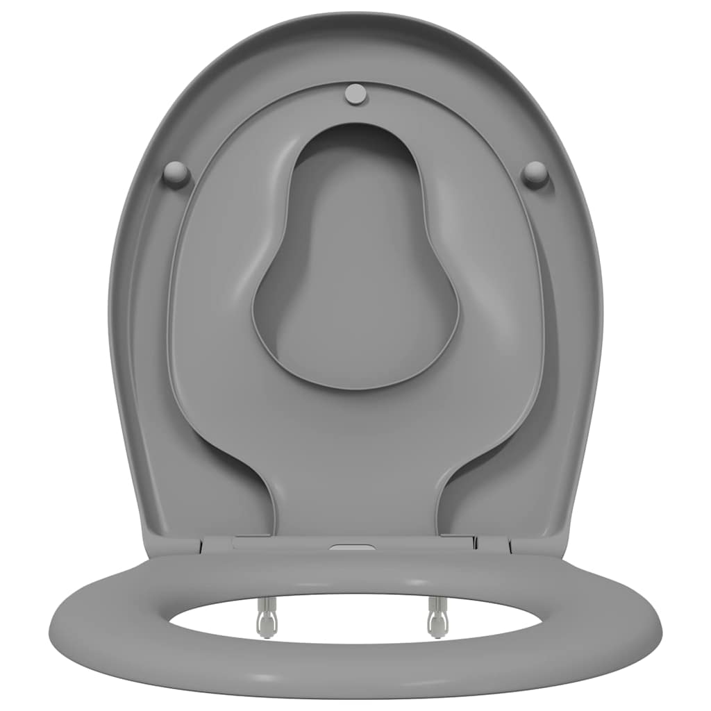 Toalettsete Grå 47 x 37 x 4 cm Duroplast