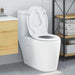 Toalettsete Hvit 47 x 37 x 4 cm Duroplast