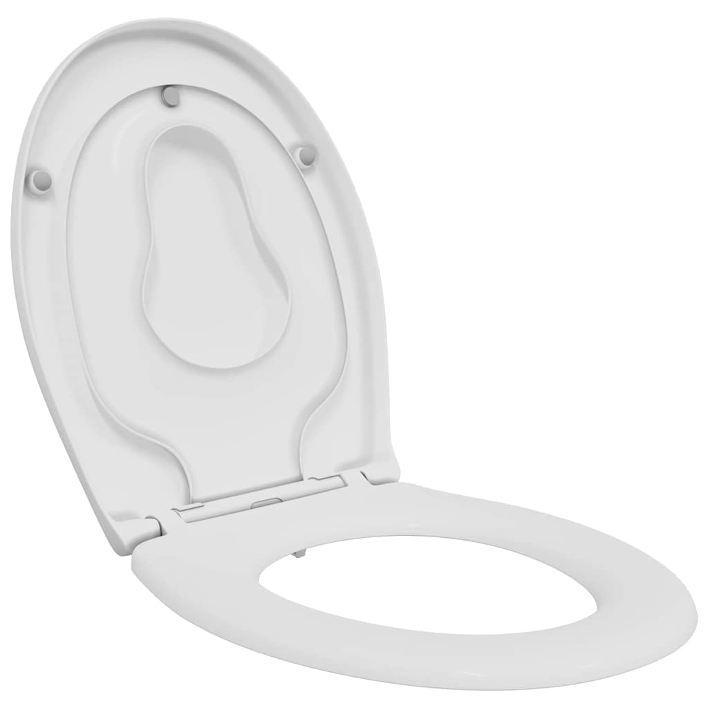 Toalettsete Hvit 47 x 37 x 4 cm Duroplast