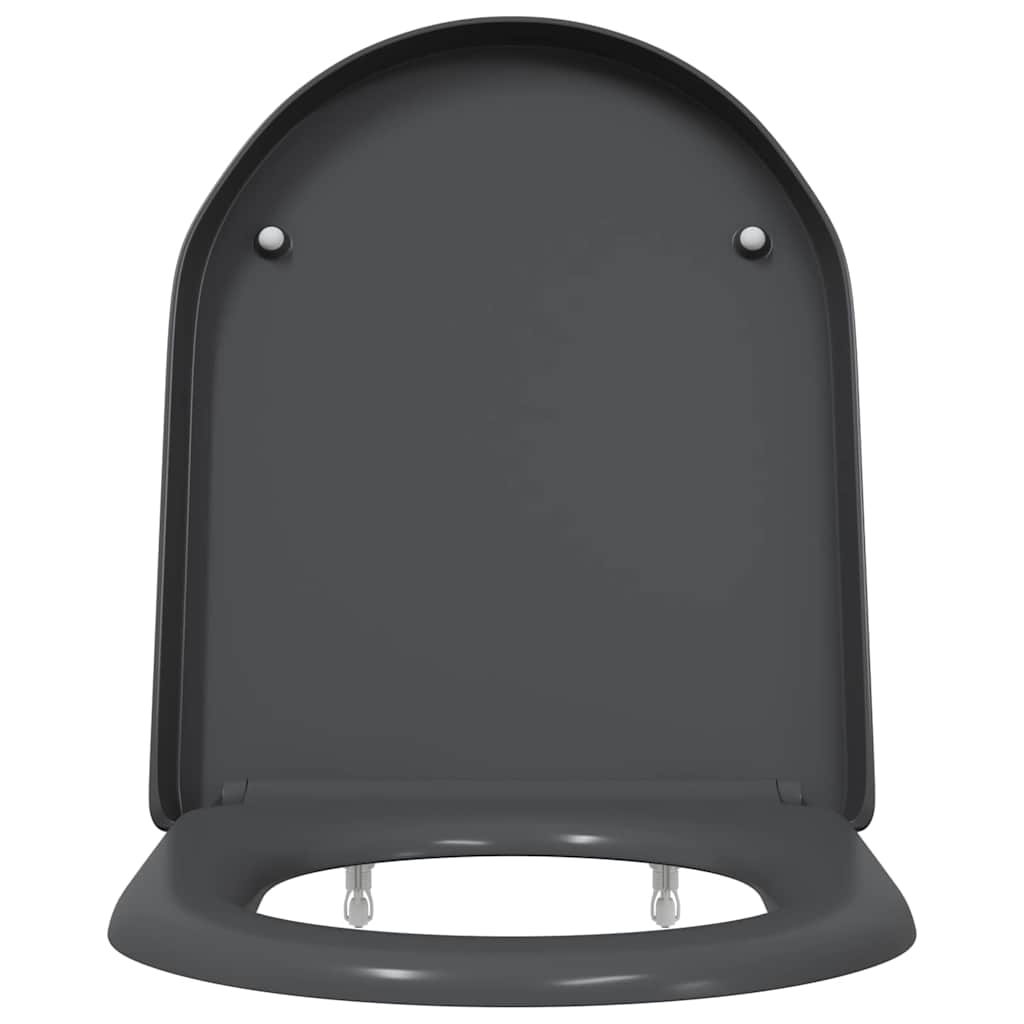 Toalettsete Antrasitt 49 x 36 x 4 cm Duroplast