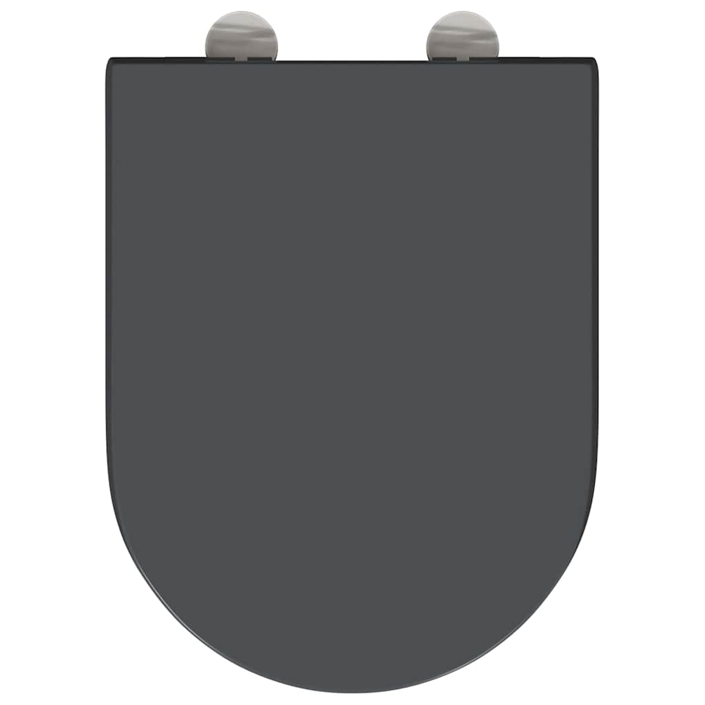 Toalettsete Antrasitt 49 x 36 x 4 cm Duroplast