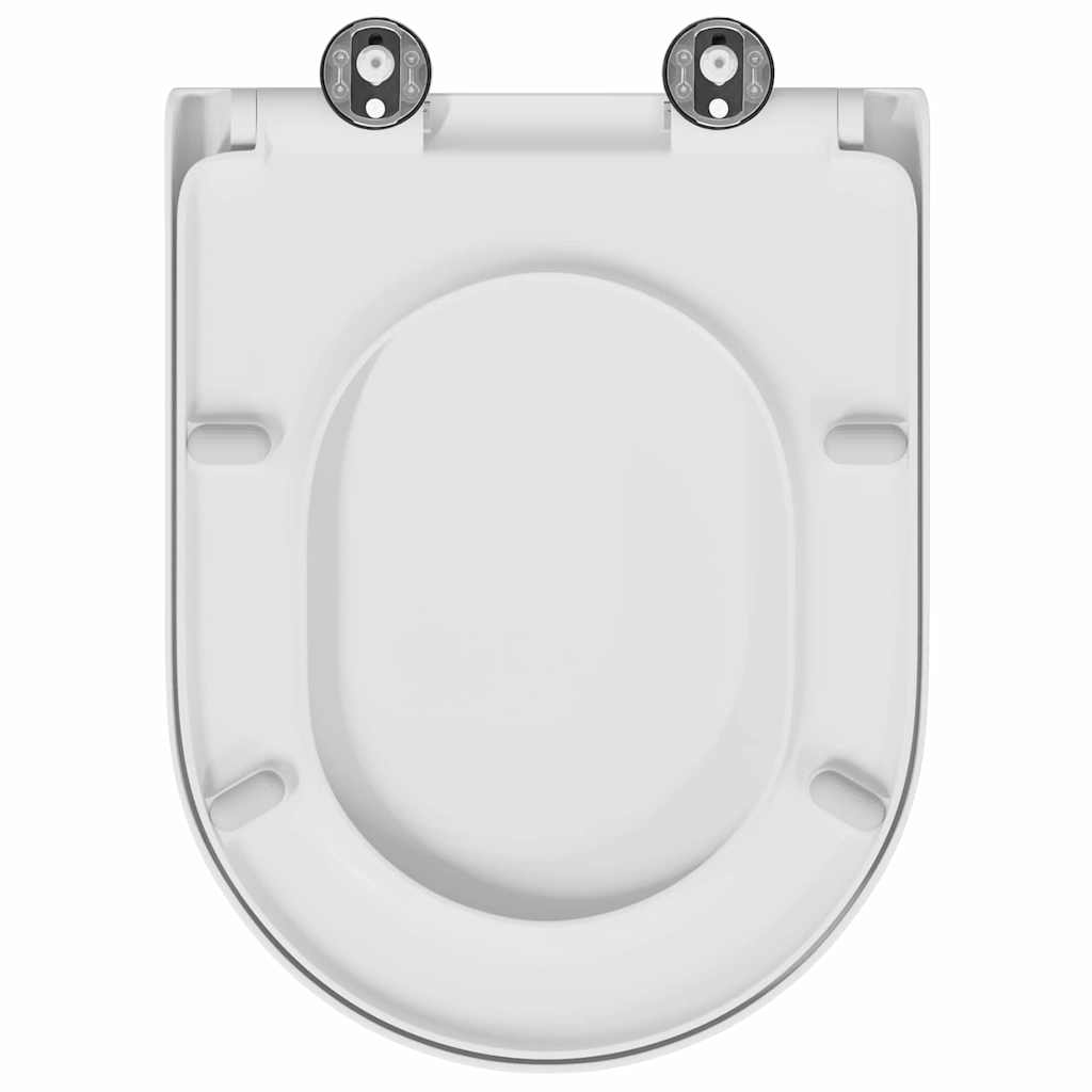 Toalettsete Hvit 49 x 36 x 4 cm Duroplast