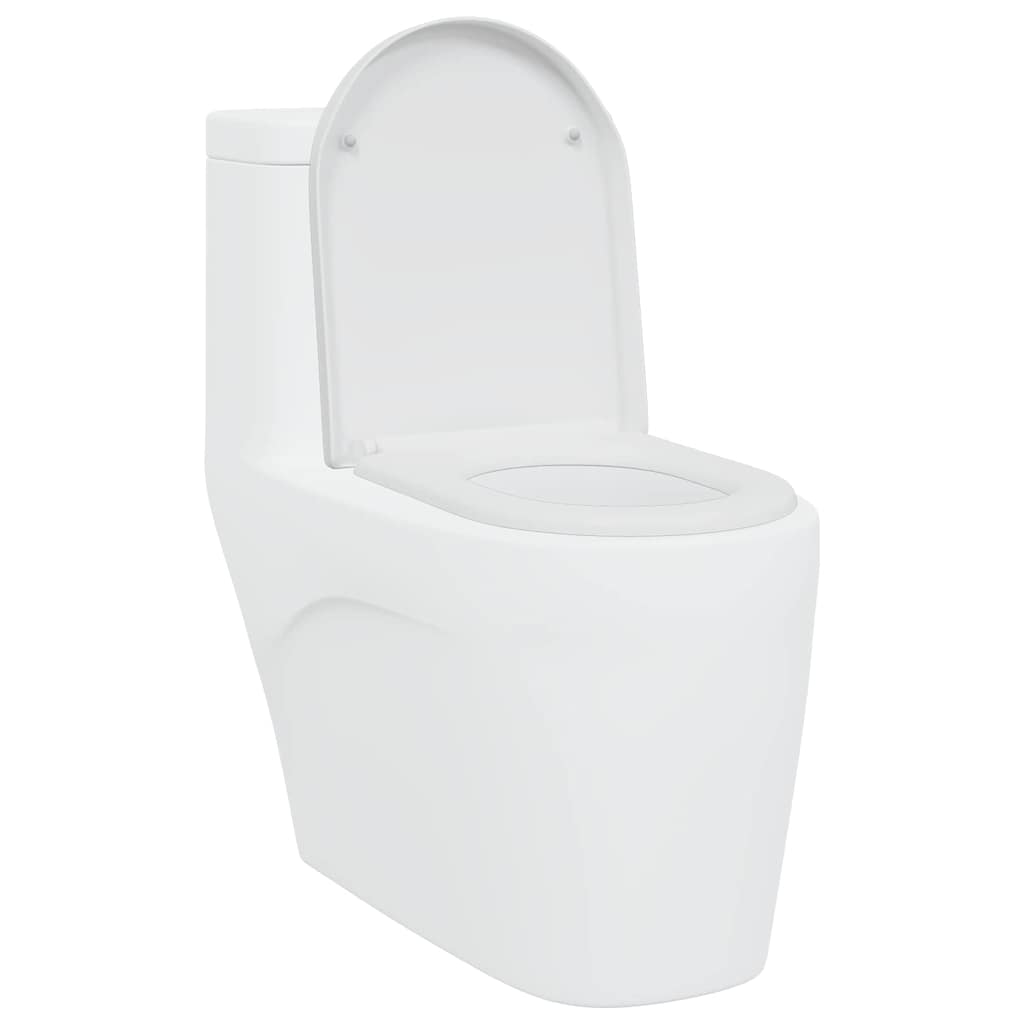 Toalettsete Hvit 49 x 36 x 4 cm Duroplast