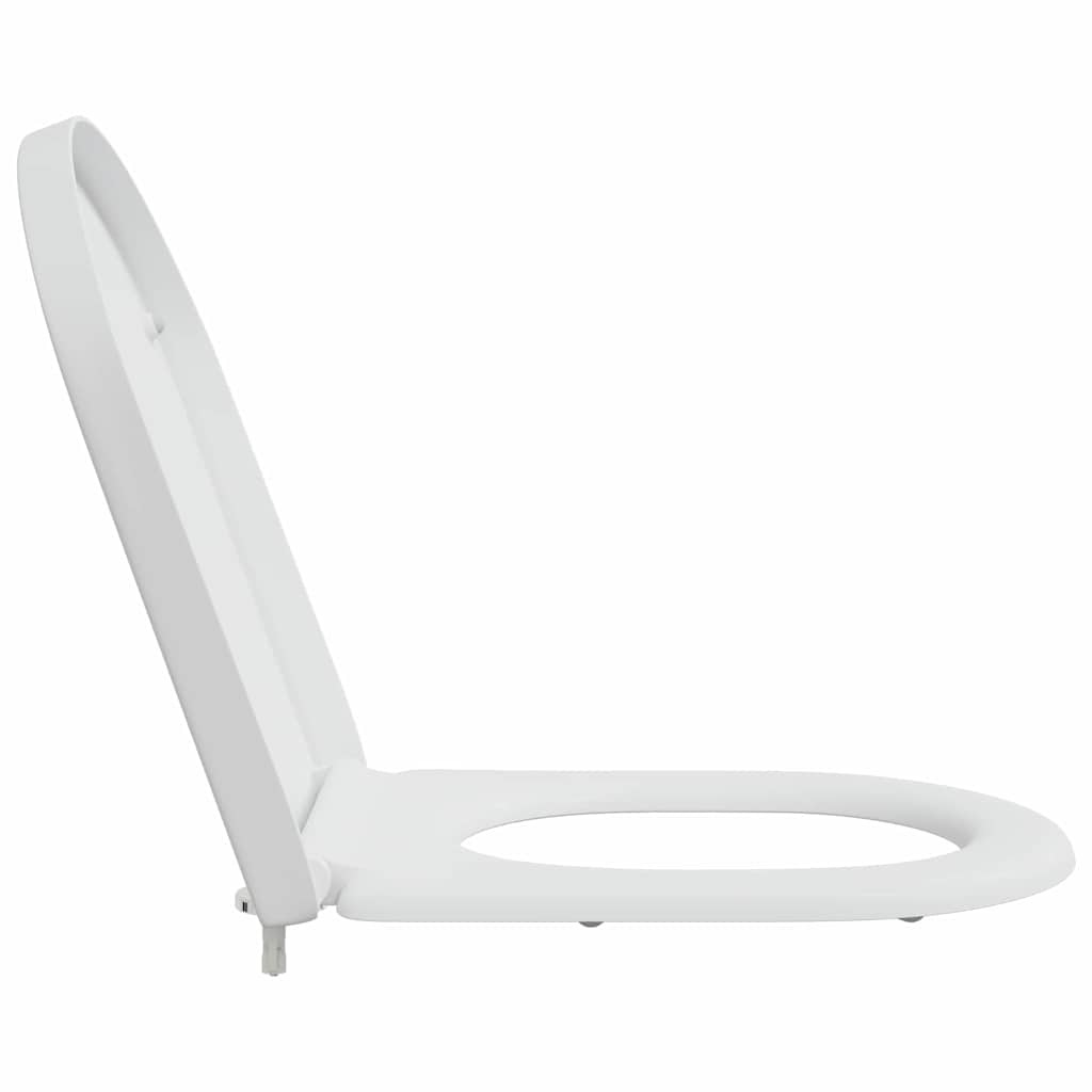 Toalettsete Hvit 49 x 36 x 4 cm Duroplast