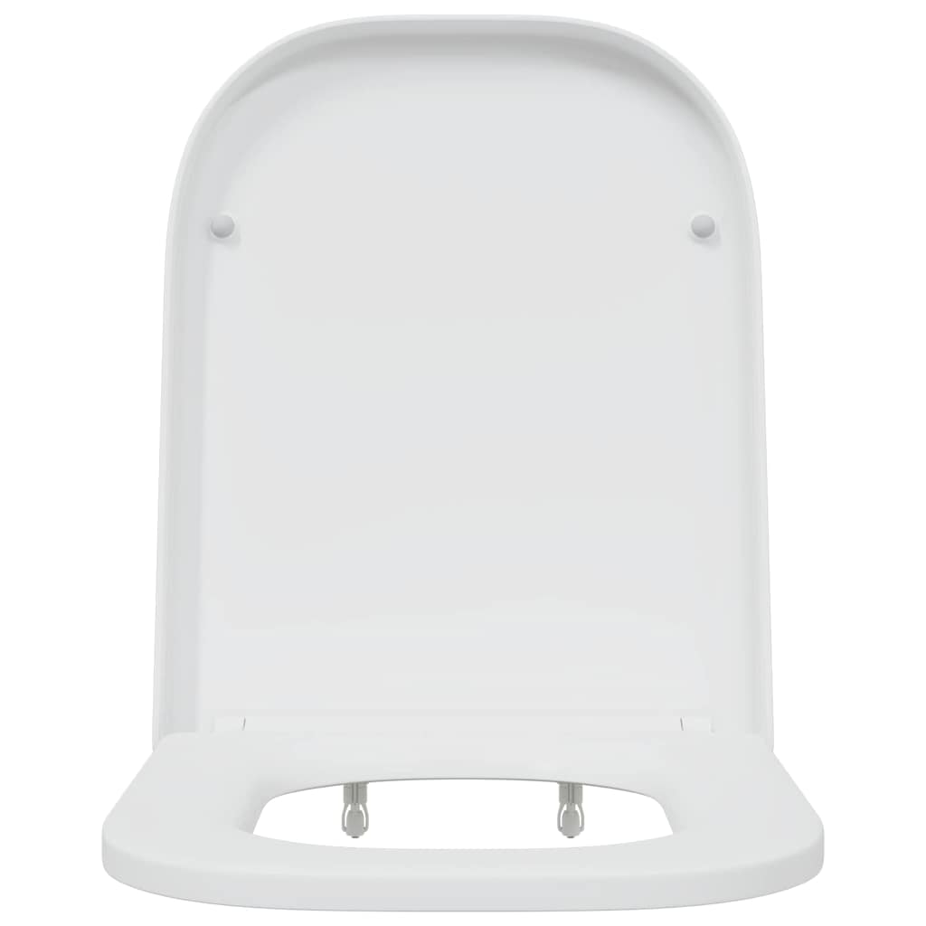 Toalettsete Hvit 47,5 x 35 x 3,6 cm Duroplast