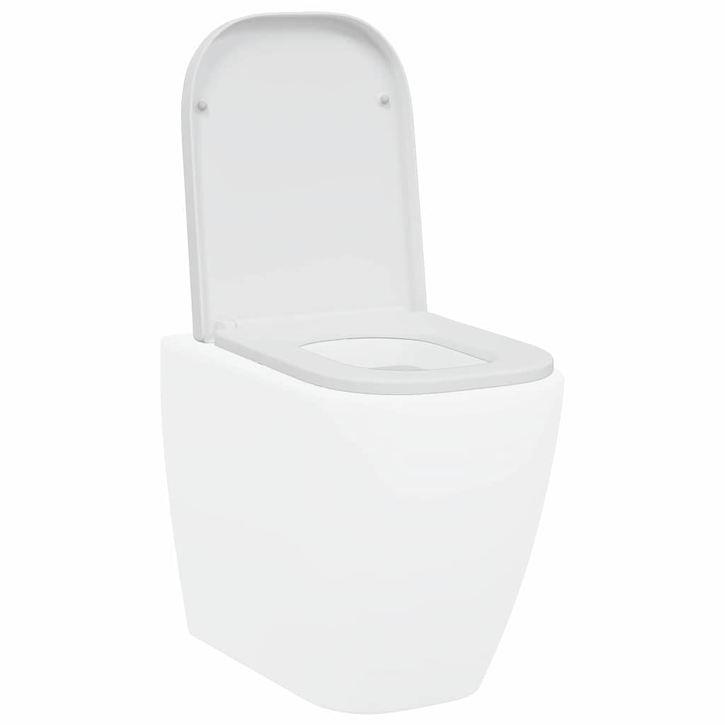 Toalettsete Hvit 47,5 x 35 x 3,6 cm Duroplast