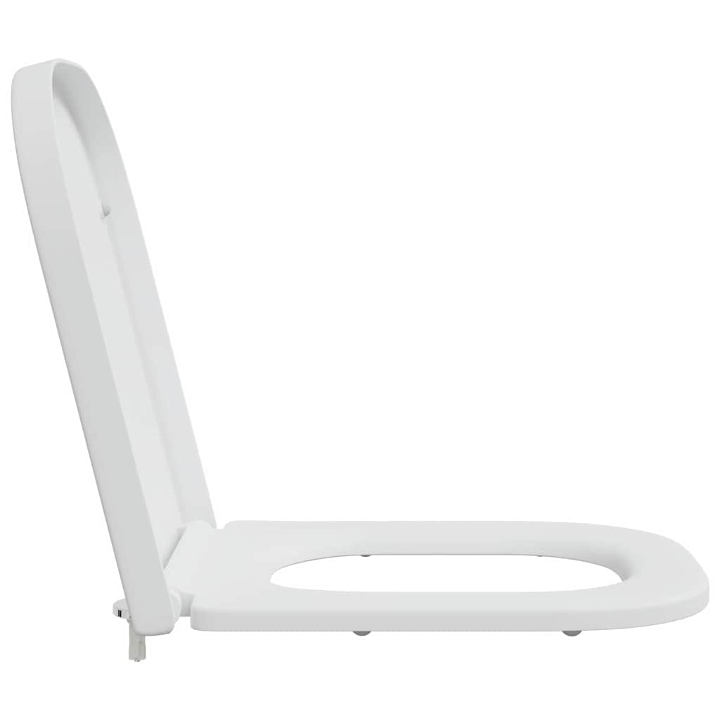 Toalettsete Hvit 47,5 x 35 x 3,6 cm Duroplast