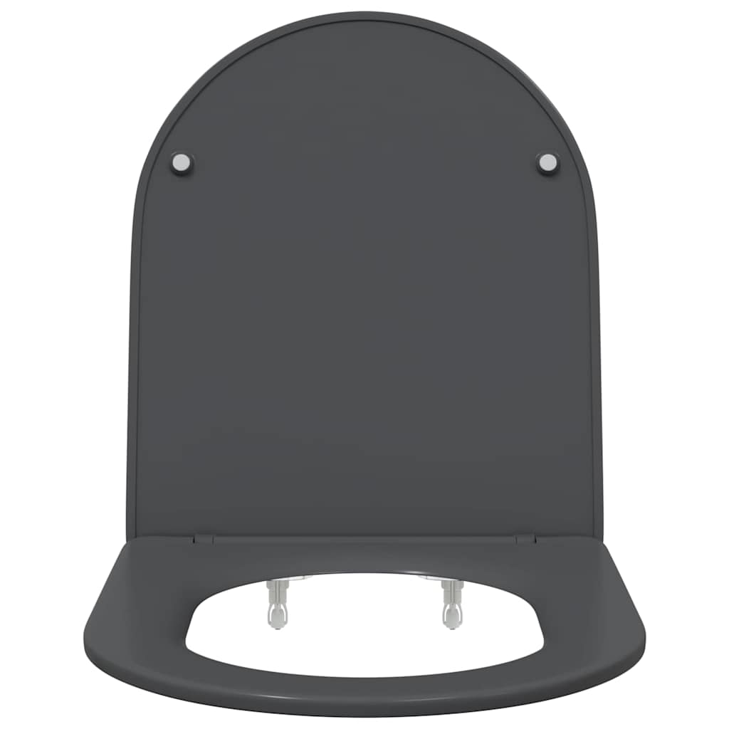 Toalettsete Antrasitt 47 x 36 x 3,4 cm Duroplast