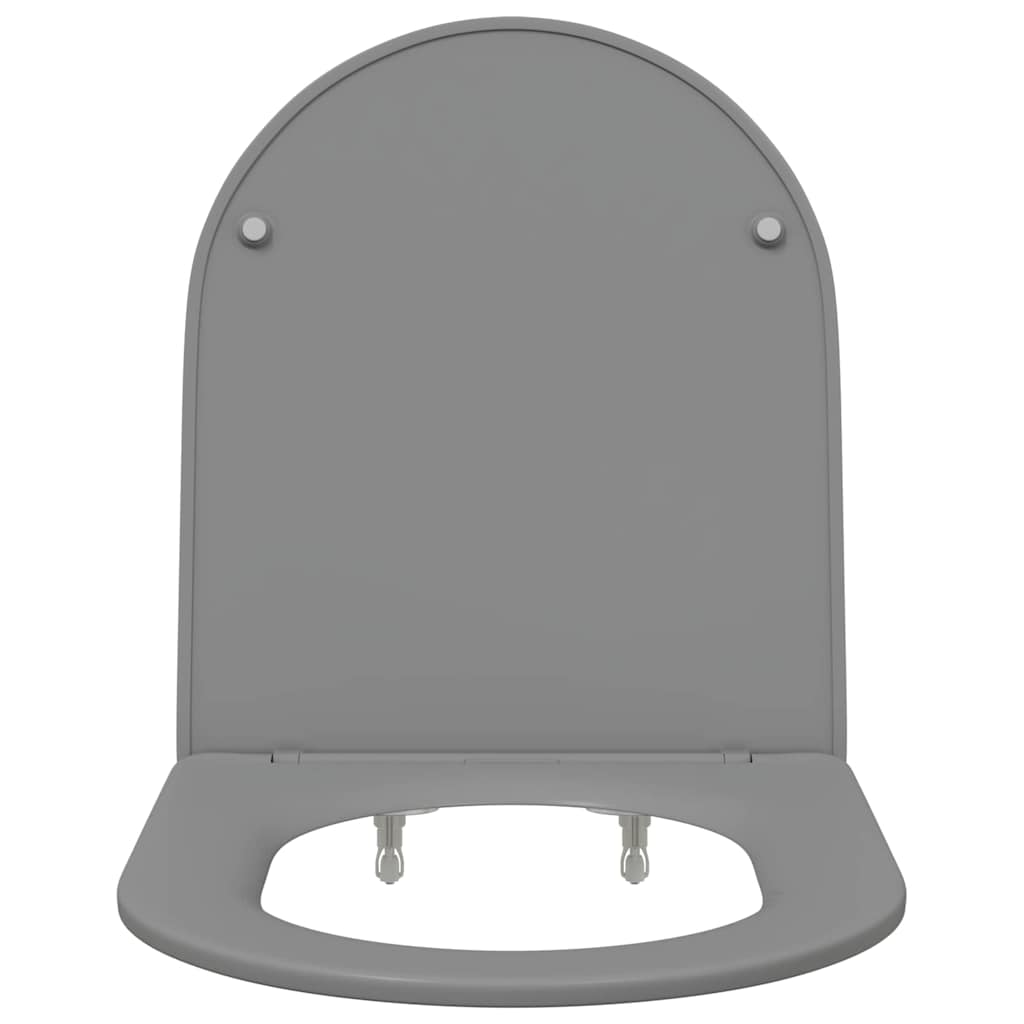 Toalettsete Grå 47 x 36 x 3,4 cm Duroplast