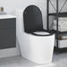 Toalettsete Svart 47 x 36 x 3,4 cm Duroplast