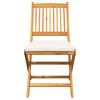 Sammenleggbart stol med pute 6 pcs Hvit 49 x 57.5 x 92cm