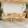 Sammenleggbart stol med pute 6 pcs Hvit 49 x 57.5 x 92cm