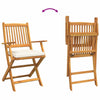 Sammenleggbart stol med pute 6 pcs Hvit 49 x 57.5 x 92cm