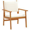 Hagesofa Set 5 pcs Brun 75 x 45 x 38cm Massivt akasietre