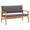 Hagesofa Set 5 pcs Brun 75 x 45 x 38cm Massivt akasietre
