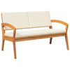 Bistrosett 4 pcs Brun 75 x 45 x 38cm Massivt akasietre