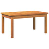 Bistrosett 3 pcs Brun 75 x 45 x 38cm Massivt akasietre
