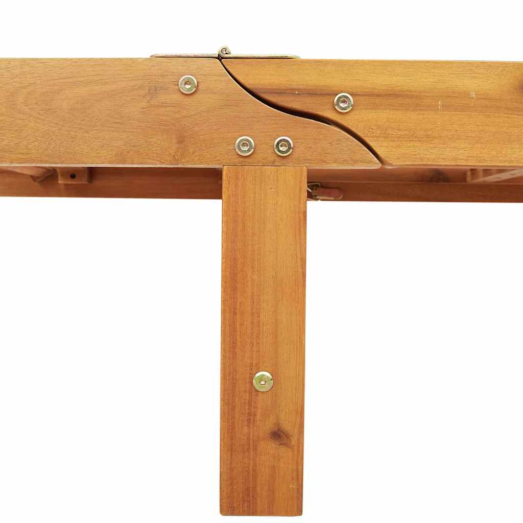 Solstol 1-person 2 pcs Brun Solid akasietre