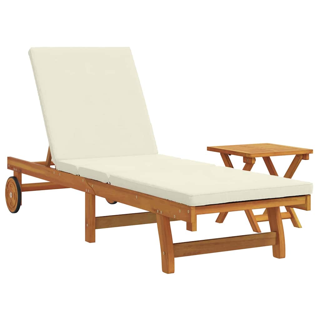Solstol 1-person 2 pcs Brun Solid akasietre