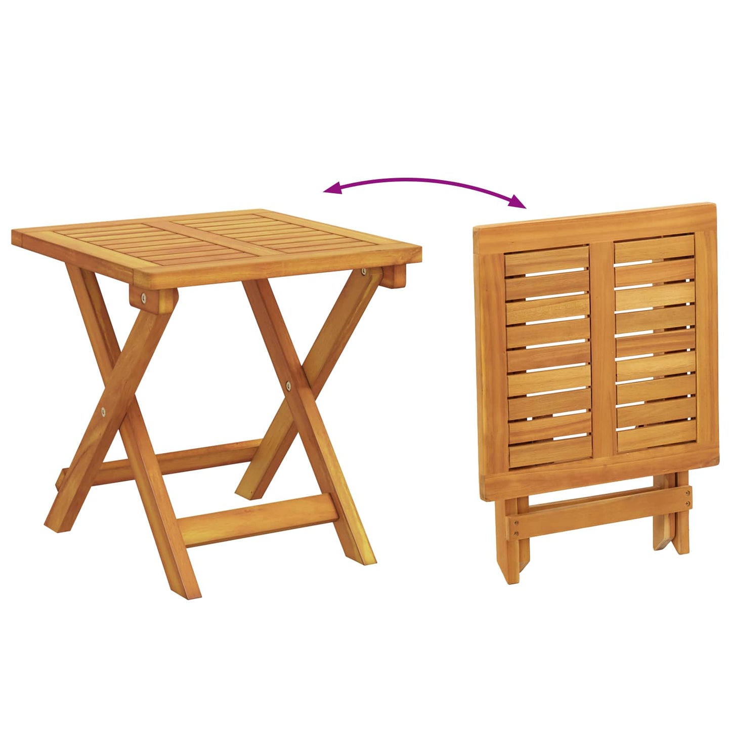 Solstol 1-person 2 pcs Brun Solid akasietre