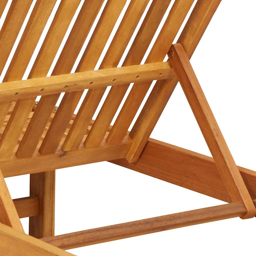 Solstol 1-person 2 pcs Brun Solid akasietre