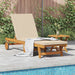 Solstol 1-person 2 pcs Brun Solid akasietre