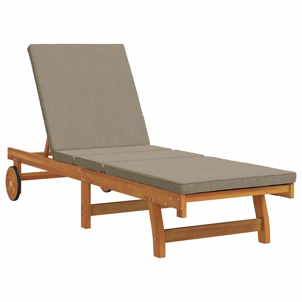 Solstol 2-person 3 pcs Brun Solid akasietre vidaXL